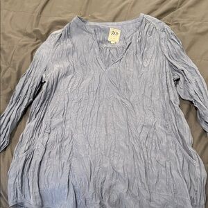 Go silk perfect condition v neck silk tunic blouse